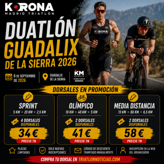 Dorsales Duatlón Guadalix de la Sierra 2026